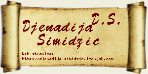 Đenadija Simidžić vizit kartica